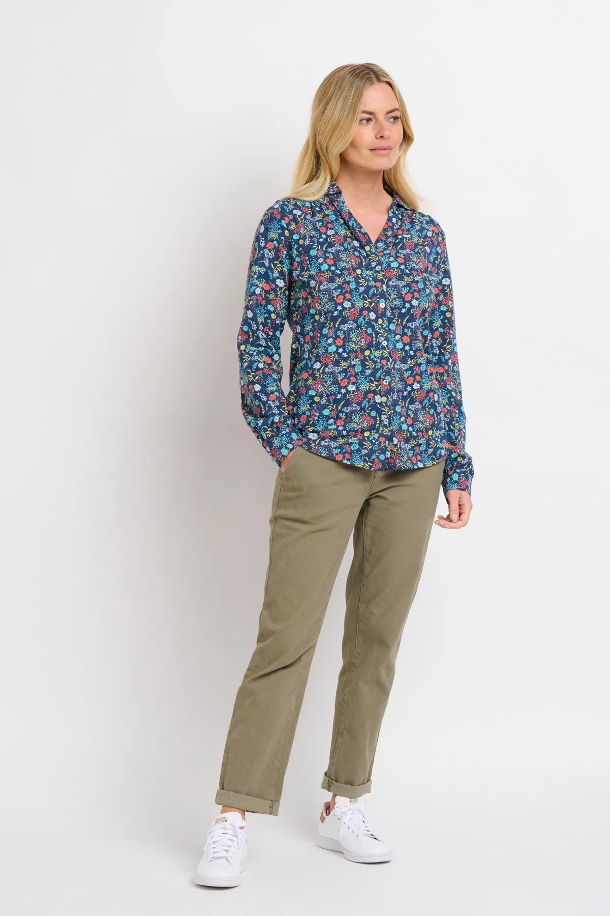 Brakeburn Vintage Ditsy Blouse Multicoloured Clearance
