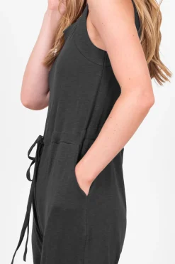 Brakeburn Winnie Jersey Dungarees Navy Clearance