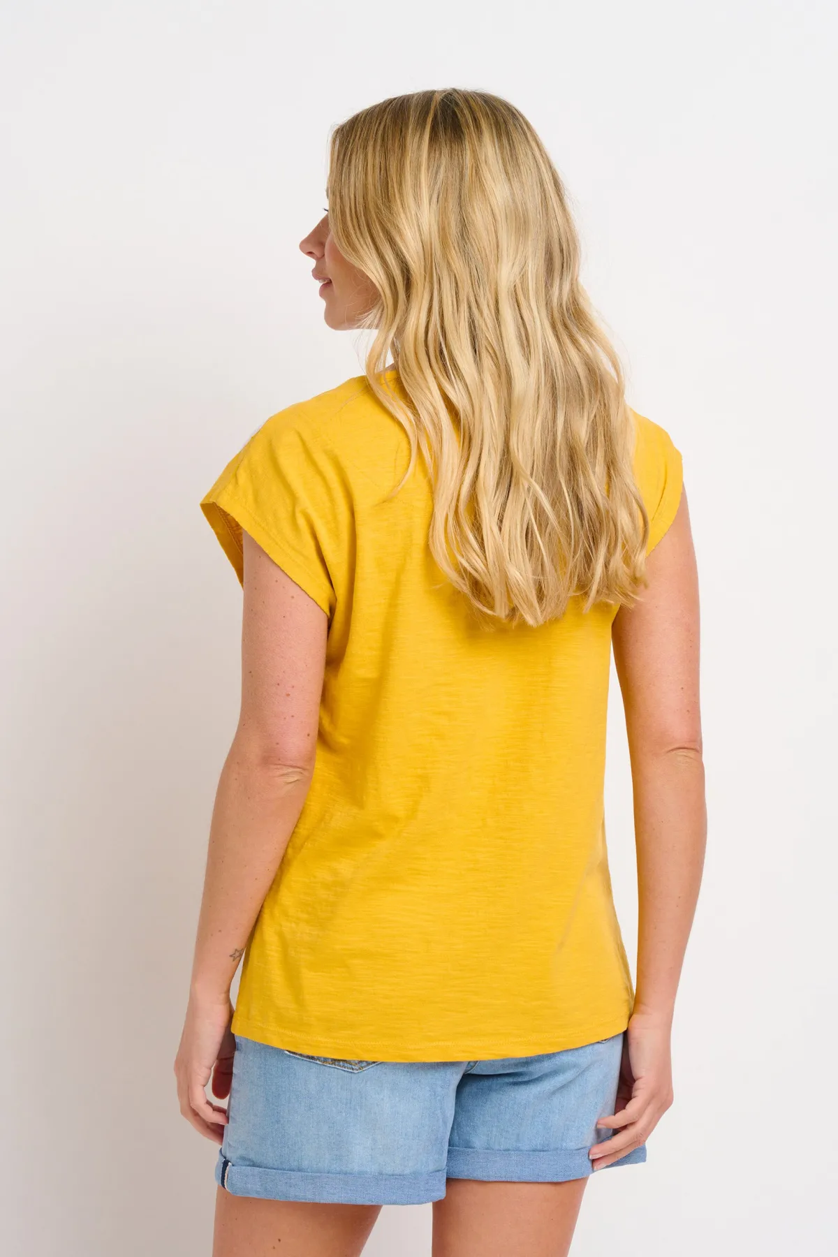 Brakeburn Zoe Tee Yellow Hot